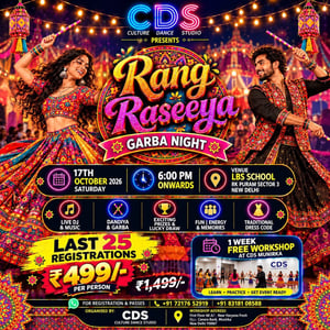 Culture Dance Studio-Rang Raseya Garba Night 2026