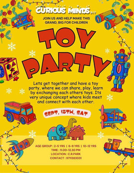 Curious Minds DIY - Kids Toy Party