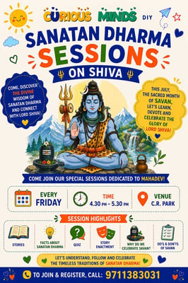 Curious Minds DIY-Sanatan Dharma Sessions for Kids
