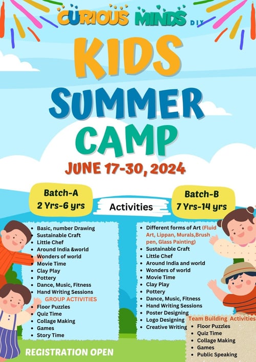 Curious Minds DIY-Kids Summer Camp