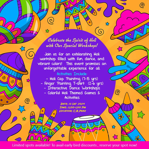 Curious Minds DIY-Holi Special Workshop