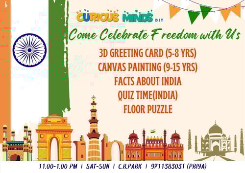 Curious Minds DIY-Independence day celebration