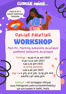 Curious Minds-Online Painting Workshop