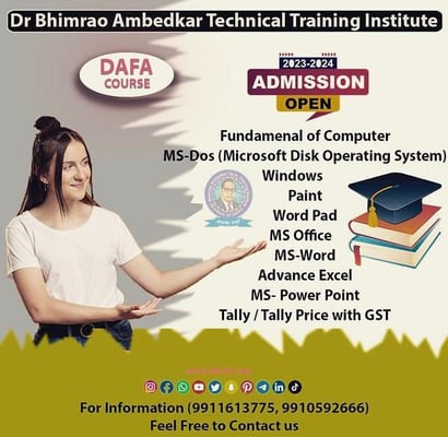 Dr Bhimrao Ambedkar Technical Training Institute-DAFA Course