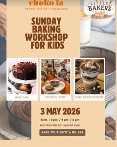 DLF Promenade-Baking Workshop for Kids
