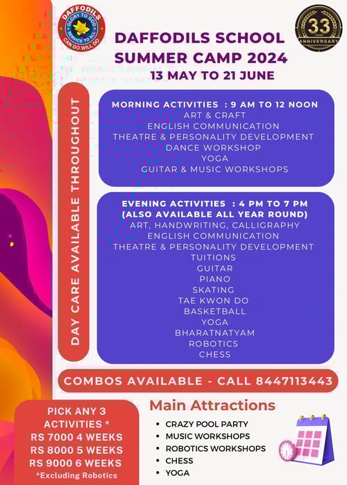  Daffodils School-Summer Camp 2024