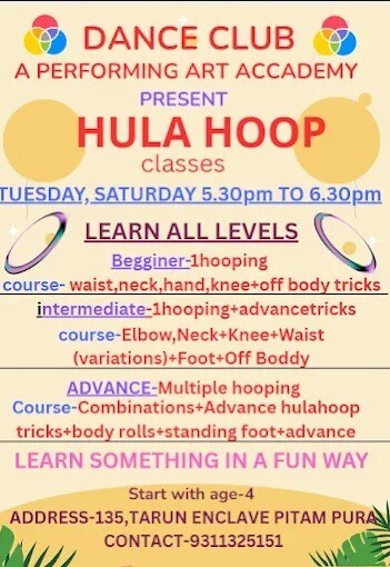 Dance Club Dance & gymnastic classes-Hula Hoop Classes for Kids