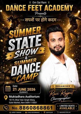 Dance Feet Academy-Summer Dance Camp and Stage Show 2026