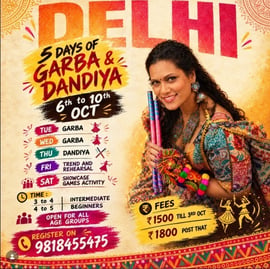 Dance Fun-Garba and Dandiya Workshop