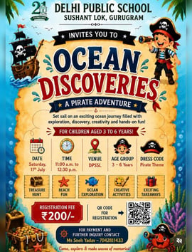 Delhi Public School- Ocean Discoveries A Pirate Adventure