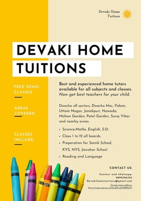 Devaki Home Tuition & Music Classes-Home Tuitions