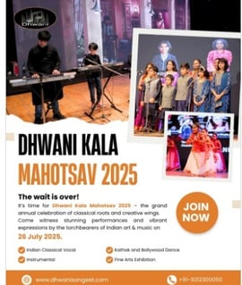 Dhwani Sangeet Mahavidyalaya  -  Dhwani Kala Mahotsav 2025