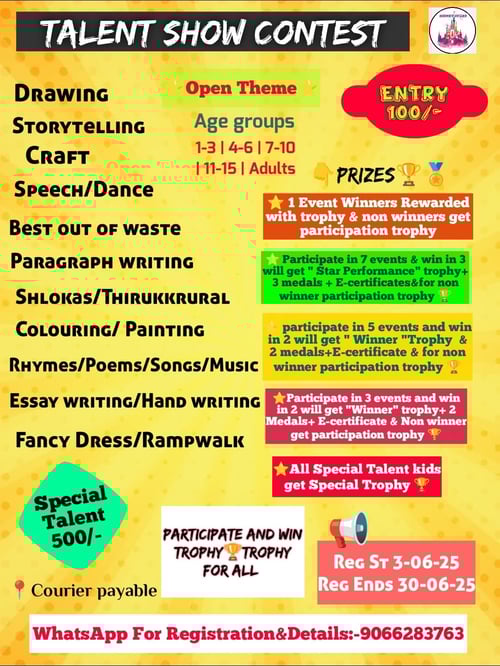 Disney Stars National Level Online Talent Show