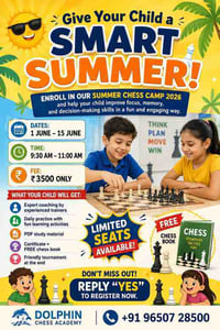 Dolphin Chess Academy-Smart Summer Chess Camp 2026