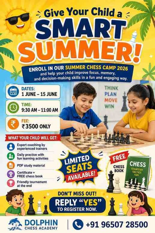 Dolphin Chess Academy-Smart Summer Chess Camp 2026
