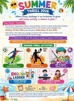 Don Bosco school-Summer Thrill 2026