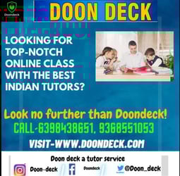 Doondeck Home Tutors  -  Online Tuition Classes