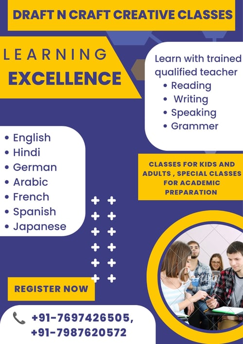 Draft & Craft-Language Classes