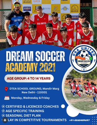 Dream Soccer Academy 21  -  Football Training Program