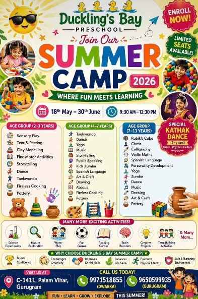 Ducklings Bay-Summer Camp for Kids 2026