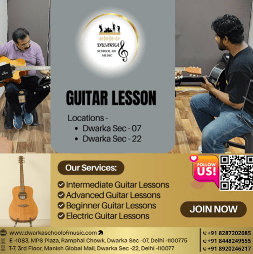 Dwarka School Of Music  -   Kids Guitar Lesson