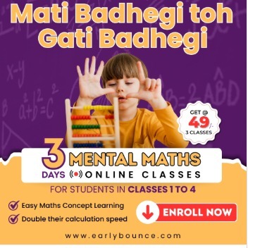 Early Bounce  -  Kids Mental Maths Workshop