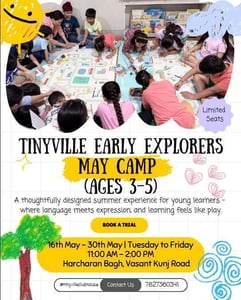 Tinyville Clubhouse-Early Explorers May Camp
