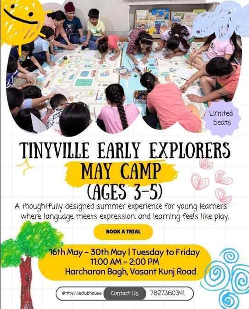 Tinyville Clubhouse-Early Explorers May Camp