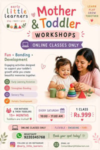 Early little learners-Mother and Toddler Online Workshop
