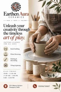 Earthen Aura Ceramics-Pottery Classes
