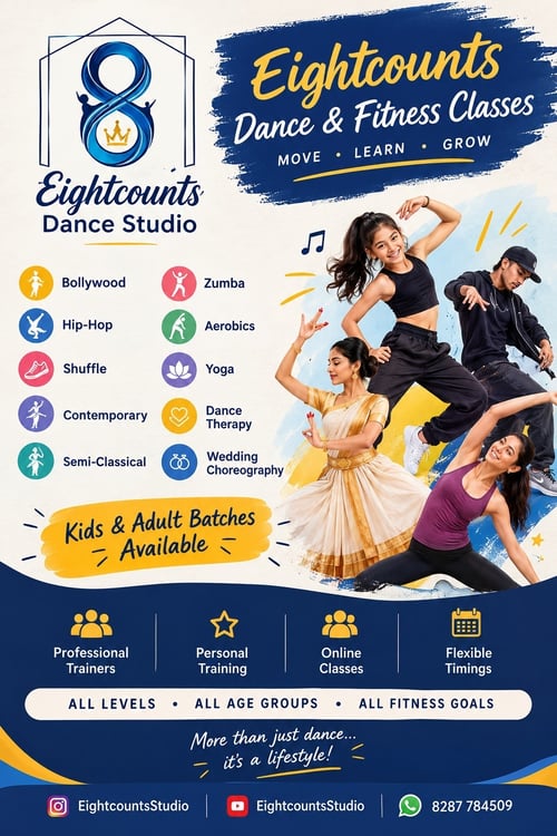 Eightcounts studio-Dance and Fitness Classes for Kids