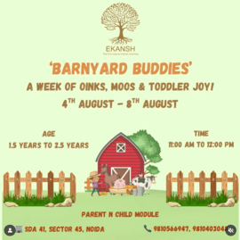 Ekansh  -  Barnyard Buddies Parent & Toddler Program