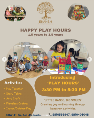 Ekansh  -  Happy Play Hours Enrichment Program For Kids