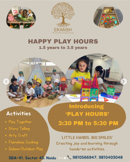 Ekansh  -  Happy Play Hours Enrichment Program For Kids