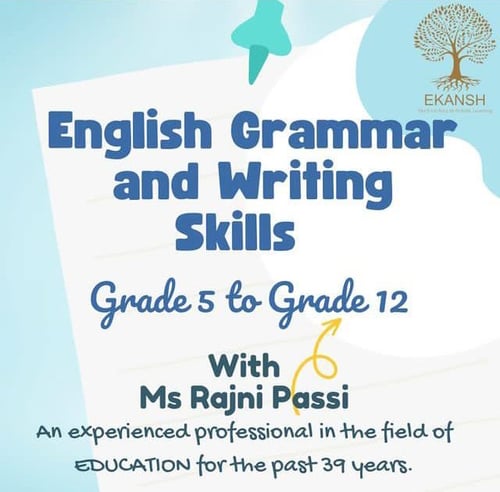 Ekansh-English grammar and writing skills