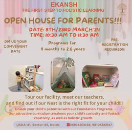 Ekansh-Open House For Parents