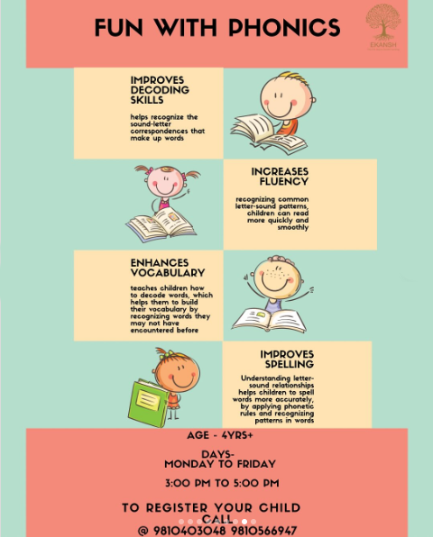 Ekansh  -  Phonic Classes For Kids