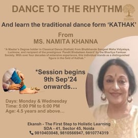 Ekansh-Kathak Class By Ms. Namita Khanna for kids