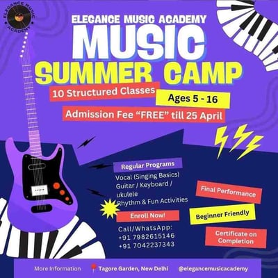Elegance Music Academy-Music Summer Camp