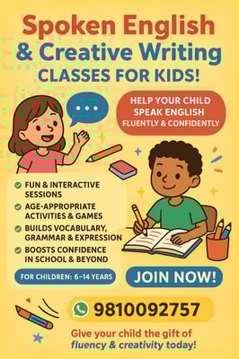 English with Pooja Sinha  -  Online Spoken English and Creative Writing Classes