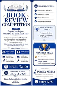 English with Pooja Sinha-Book Review Competition 2026