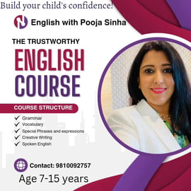 English With Pooja Sinha-English Course for kids