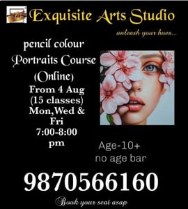Exquisite Art Studio  -  Online Portraits Course For Kids