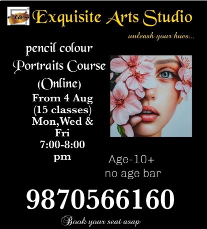 Exquisite Art Studio  -  Online Portraits Course For Kids
