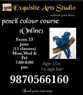 Exquisite Art n Craft classes  -  Online Pencil Colour Course
