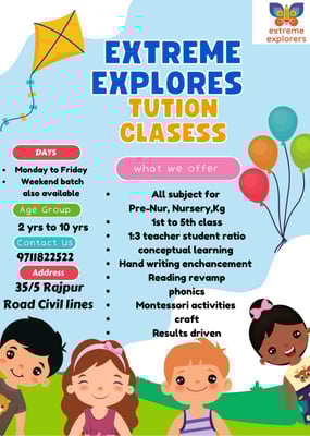Extreme Explorers  -  Kids Tuition Classes