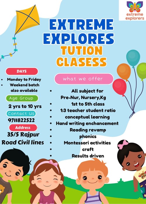 Extreme Explorers  -  Kids Tuition Classes