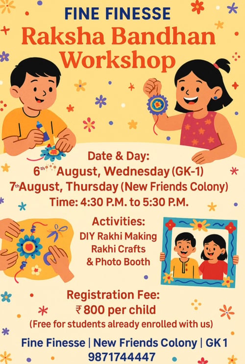 Fine Finesse  -  Raksha Bandhan Workshop ( GK )