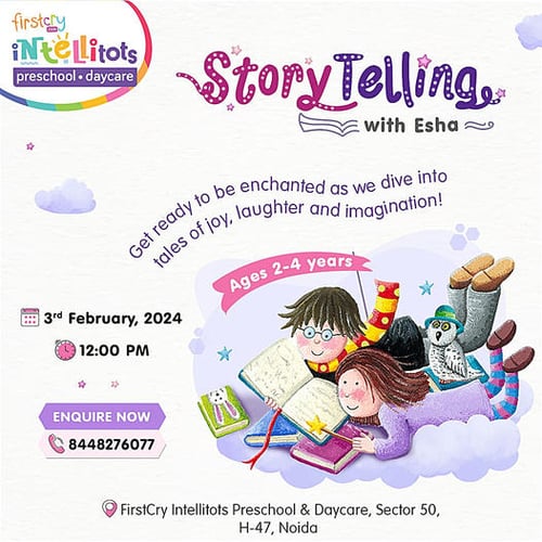 Firstcry Intellitots Preschool & Daycare-Story telling with Esha