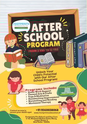 Footprints Pre-school & Day care centre  -  After School Program
